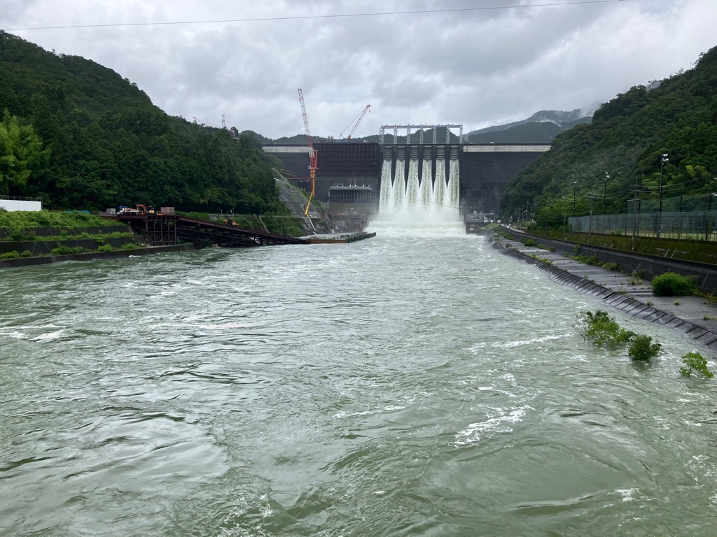 2025718吉野川の増水1