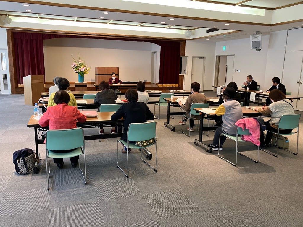 2024本山町婦人会定期総会の様子