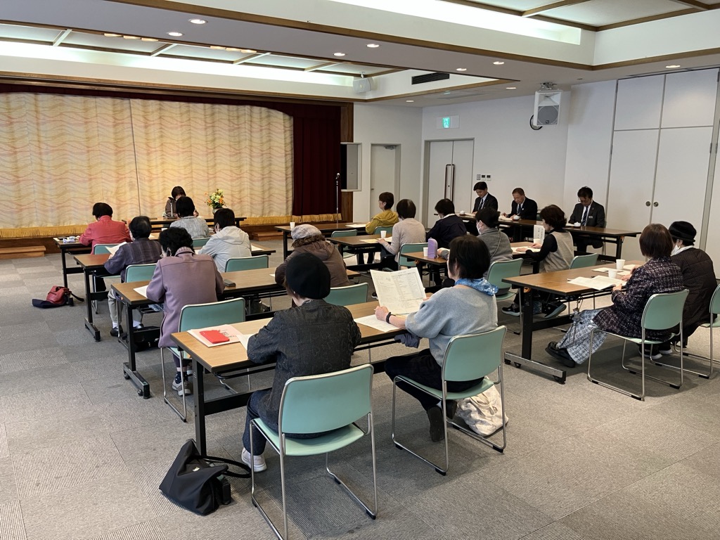 2026421本山町婦人会総会の様子