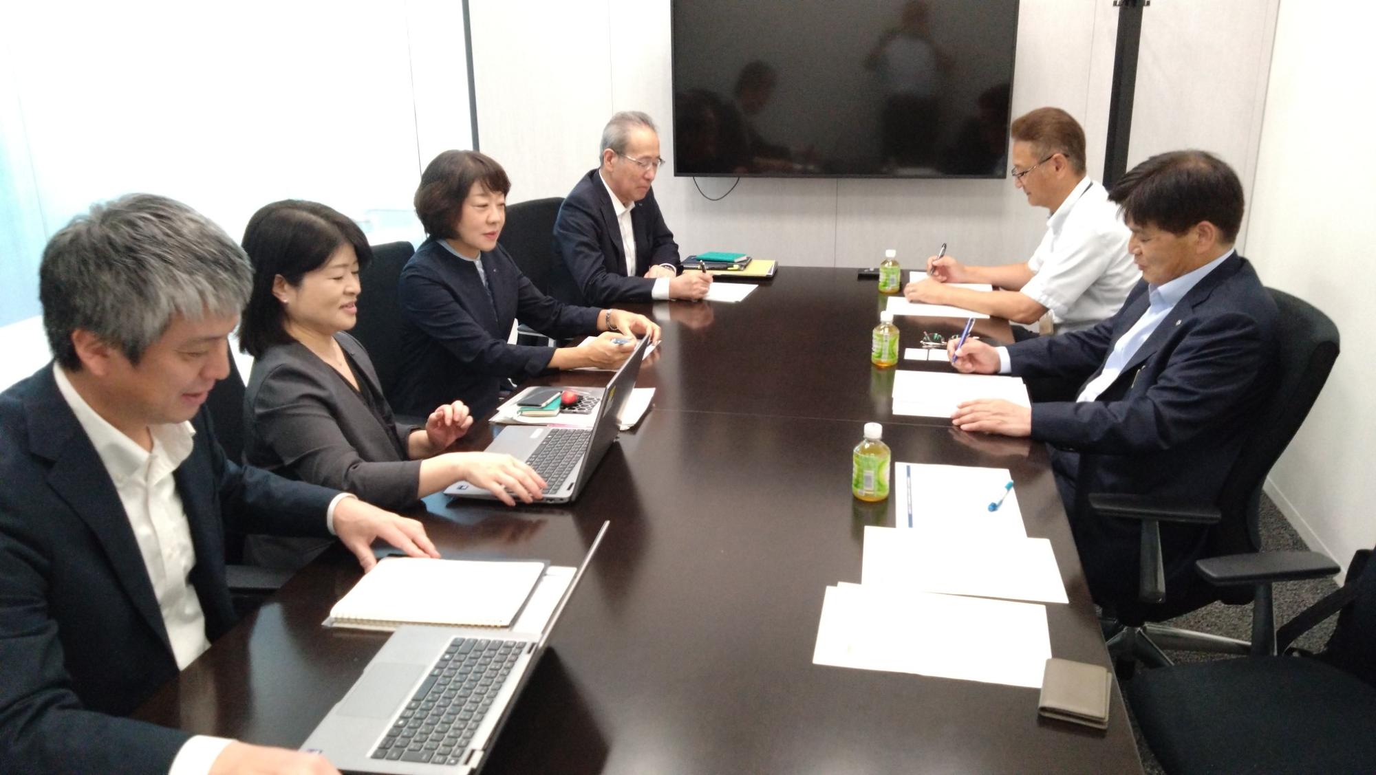 2026819三愛オブリ株式会社での打ち合わせ
