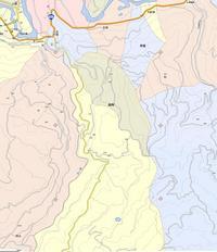 北山道への地図の画像